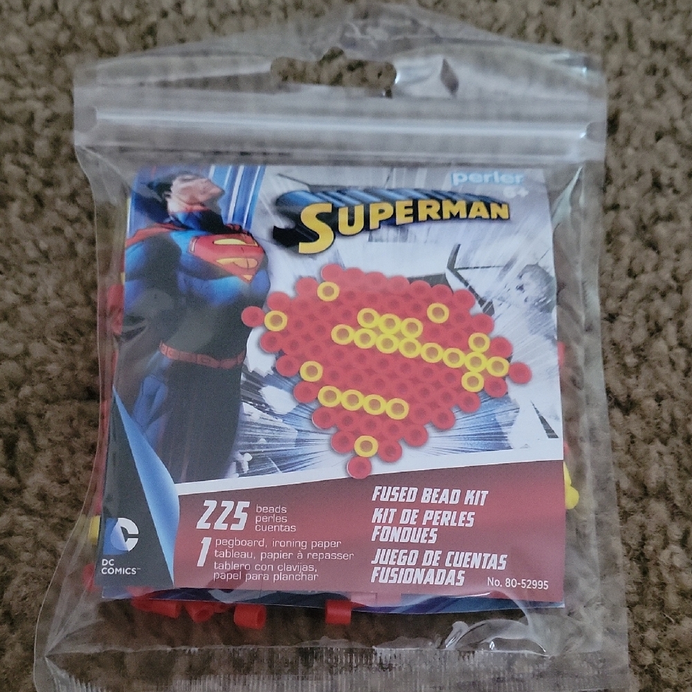 3/$10 Superman Fused Bead Kit